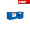 Justrite ChemCor® Piggyback Hazardous Material Safety Cabinet 12 Gallon 2 Self-Close Doors, Royal Blue