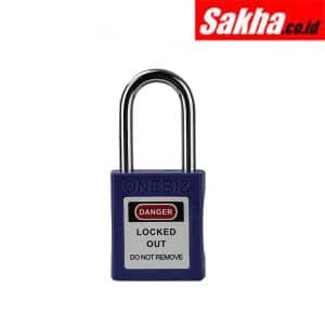 ONEBIZ Compact Safety Padlock Navy Blue OB 14-BDG03UN Thermoplastic Safety Padlock